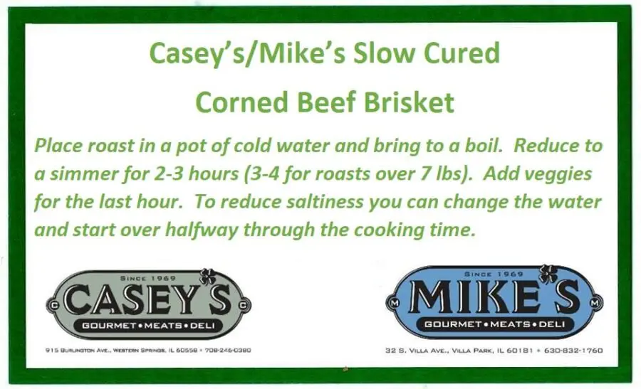 Casey's Slow Cured Corned Beef Brisket